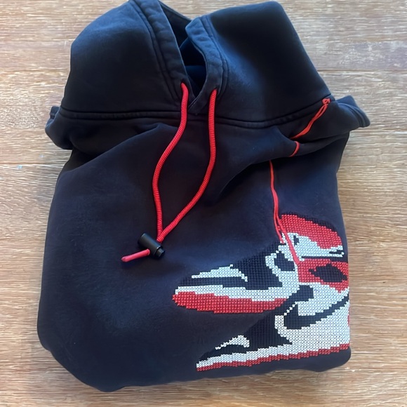 Nike AIR JORDAN MEN’s Jumpman Holiday HOODIE BLACK SWEATSHIRT SIZE XL - Picture 10 of 10